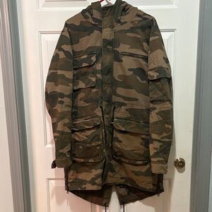Camouflage Hooded Men's Jacket